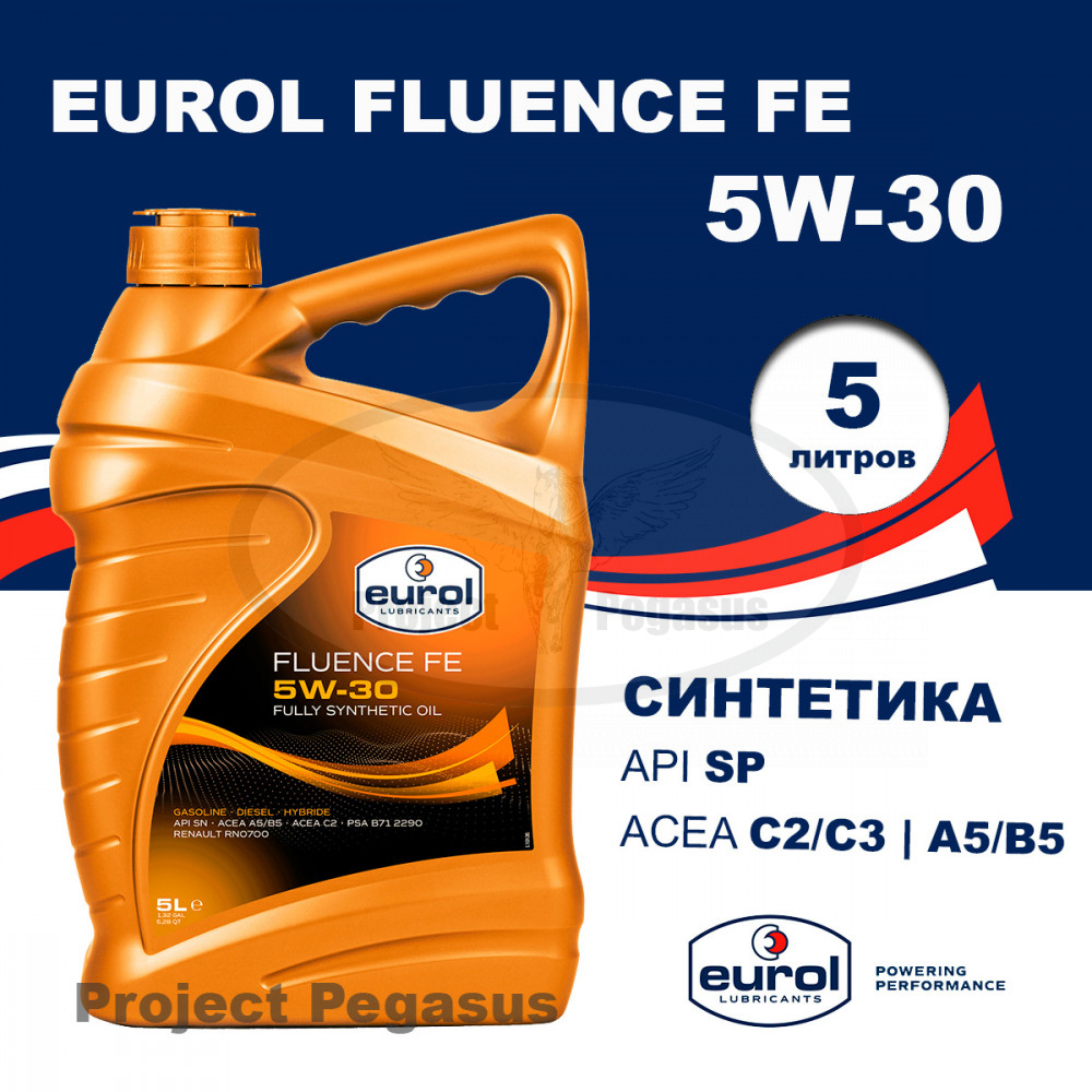 E1000695L-EUROL-Моторное масло Eurol Fluence 5W-30 FE SN/CF 5л-1