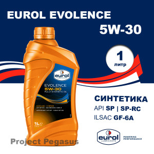 E1001311L-EUROL-Моторное масло Eurol Evolence 5W-30 SN/GF 1л-1