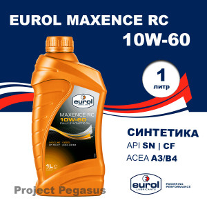 E1000611L-EUROL-Моторное масло Eurol Maxence RC 10W-60 SM/CF 1л-1