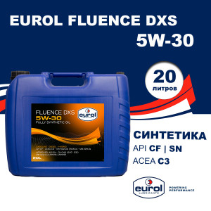 E10007620L-EUROL-Моторное масло Eurol Fluence 5W-30 DXS SN/CF 20л-1