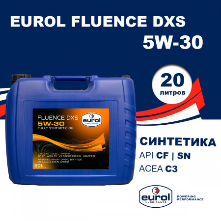 E10007620L-EUROL-Моторное масло Eurol Fluence 5W-30 DXS SN/CF 20л-1