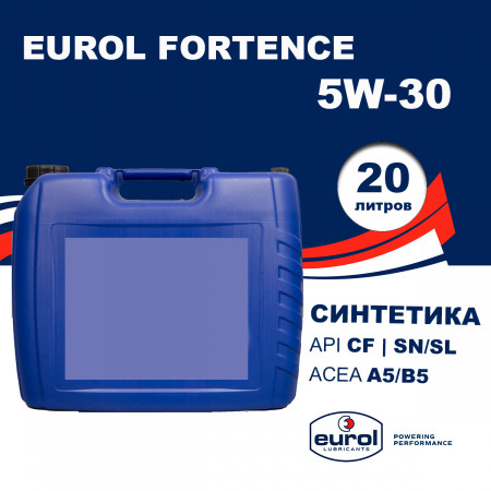 E10006520L-EUROL-Моторное масло Eurol Fortence 5W-30 ACEA  A1/B1 A5/B5 20л-1