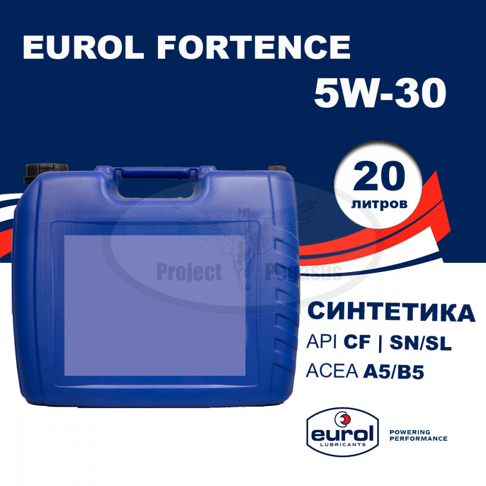 E10006520L-EUROL-Моторное масло Eurol Fortence 5W-30 ACEA  A1/B1 A5/B5 20л-1
