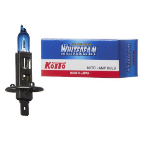 0751W-Koito-Лампа высокотемпературная Koito Whitebeam H1 12V 55W (100W) 4200K (уп. 1 шт.) -1
