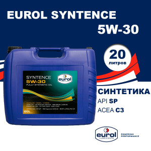 E10006220L-EUROL-Моторное масло Eurol Syntence 5W-30 SL/CF VW 504/507 C3 20л-1