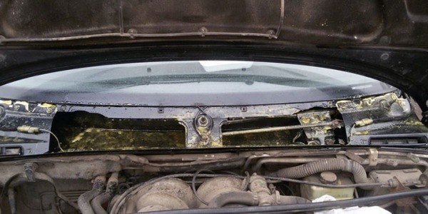 Ревизия жабо. Устраняем течь через фильтра.